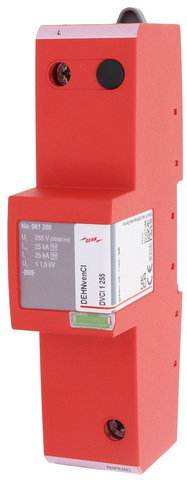 Combined arrester Type 1 + Type 2 DEHNvenCI 1-pole 255V a.c. with backup fuse