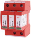 DEHNguard M type 2 surge arrester 3-pole for TN-C systems