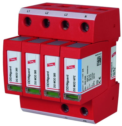 Type 2 surge arrester DEHNguard M 4-pole for TT and TN-S systems