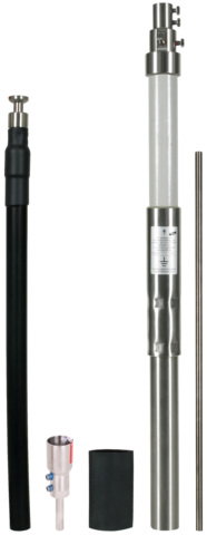 HVI power Conductor D 27mm Cu -KIT- w. supp.tube L 3500mm w. air-term.rod L 1.0m