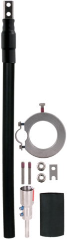 HVI power Conductor D 27mm Cu black w. conn. elements min. order L 6.0m