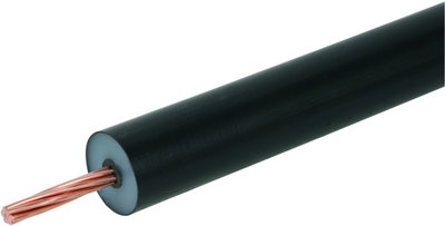 HVI power Conductor D 27mm black cut to length (36000 mm conductor included)