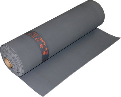 Insulating rubber mat 5.2 mm x 1 m x 10m for insulating standing surface - 36000V