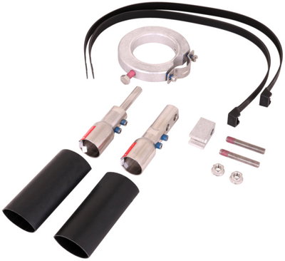 Connection kit with mounting material f. HVI power long Conductor D 27mm black