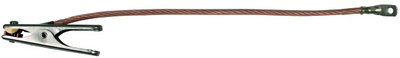 Earthing cable 16mm² for discharge device 1x earthing tongs and 1x cable lug
