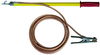 Disch. device, contact/coupling electr. single-pole, L=465mm w. earthing tongs