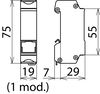 Surge arrester DEHNpatch with 2 RJ45 sockets