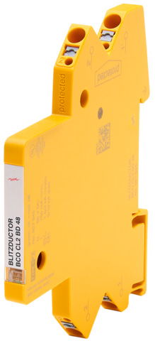 Compact combined arrester for 1 pair BLITZDUCTORconnect w. fault indication