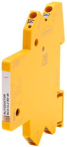 Compact combined arrester for 1 pair BLITZDUCTORconnect w. fault indication