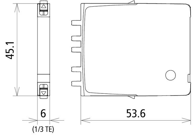 Combined arrester protection module for 1 pair BLITZDUCTORconnect with status indication – Görsel 2 / 2