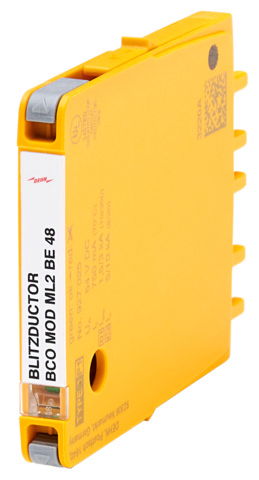 Protection module for 2 single cores BLITZDUCTORconnect w. fault indication