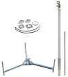 Air-term. mast for HVI light plus -SET- D 40 mm L 2700 mm R 560 mm