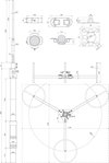 Air-term. mast for HVI light plus -SET- D 40 mm L 3700 mm R 560 mm