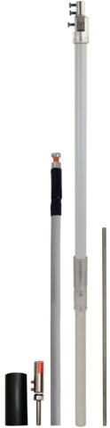 HVI light plus w. supporting tube -SET- D 40 mm L 3400 mm