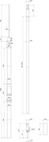 HVI light plus w. supporting tube -SET- D 40 mm L 2900 mm