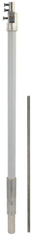 Supporting tube for HVI light plus D 40 mm L 1600 mm with air-termination tip D 10 mm L 1000 mm