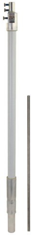 Supporting tube for HVI light plus D 40 mm L 1600 mm with air-termination tip D 10 mm L 1000 mm