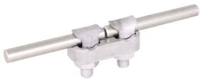 KS connector Zamak-steel/tZn f. Rd 7-10mm, two-part distance 30mm