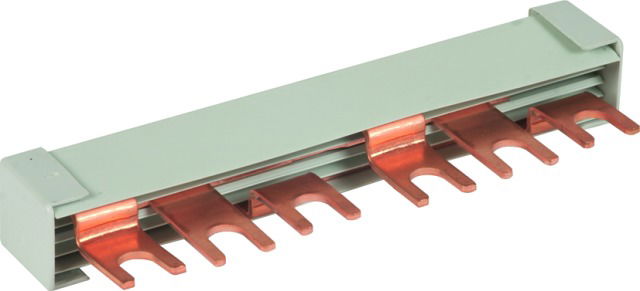 Busbar / Modular wiring system three-phase, 6-pole for 6 modules
