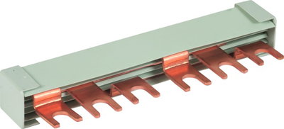 Busbar / Modular wiring system three-phase, 6-pole for 6 modules