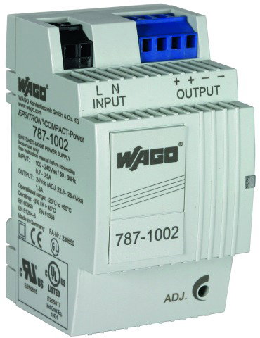 Power supply unit AC 100..240V DC 24V 30W DIN rail mounting device