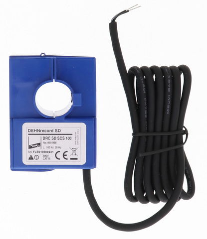 Split-core current transformer for measuring nominal primary currents up to 100 A
