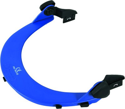 Face shield bracket w. clip f. arc-fault tested safety helmet APS...