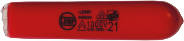 Insulating cap with collar Diameter: 20x110 mm