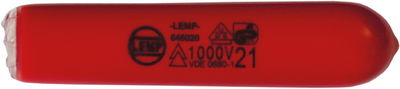 Insulating cap with collar Diameter: 20x110 mm