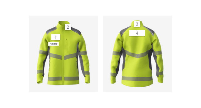 Arc-fault-tested protective jacket "Outdoor", APC 2, CONFIGURED – Görsel 2 / 2