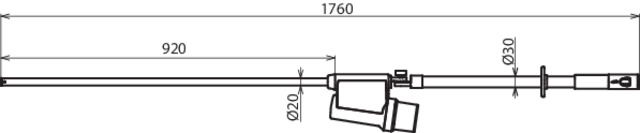 Voltage detector PHE4 10...30kV 50 Hz with gear coupling Category S – Görsel 2 / 2