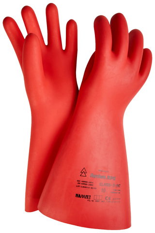Insulating gloves class 3 cat. RC for live working -26,500V, Gr.11