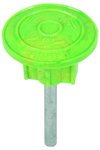Identification PVC for terminal lugs Rd 10mm/Fl 30x3.5mm green/yellow