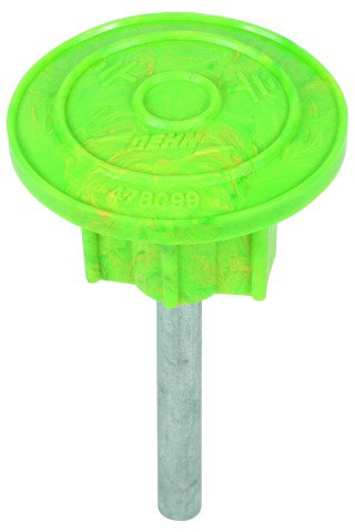 Identification PVC for terminal lugs Rd 10mm/Fl 30x3.5mm green/yellow