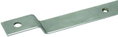 Terminal lug angled Fl 30x3.5mm StSt (V4A) L 1500mm with bore 11mm