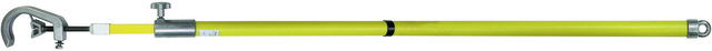 Telescopic earthing stick L 2875-5200mm w. fixed phase screw clamp