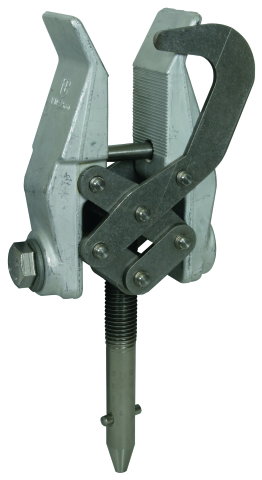 Phase screw clamp with safety bow D 10-32mm with T pin shaft