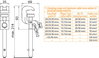Universal clamp D 20/25mm T 15mm Rd/Fl 20mm T pin shaft (long)