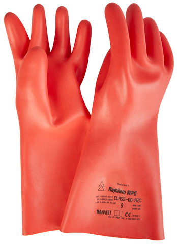 Insulating gloves cl.00 cat. AZC for live working -500V, size 11