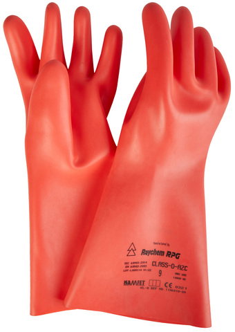 Insulating gloves cl.0 cat. AZC f. live working -1000V, size 11