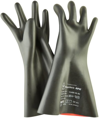 Insulating gloves cl.00 cat. RC f. live working -500V, size 11