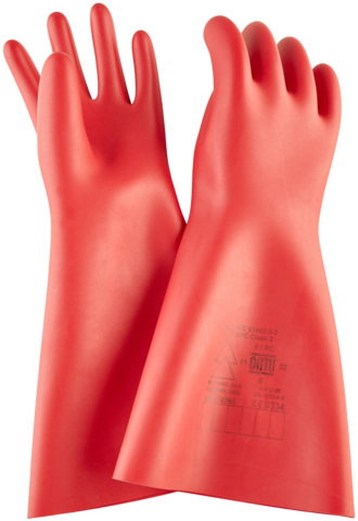 Insulating gloves cl. 0, (box test 7kA) f. live working up to 1000V AC, size 11