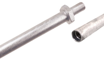 Earth rod screwable St/tZn D 20 mm L 3000 mm M16