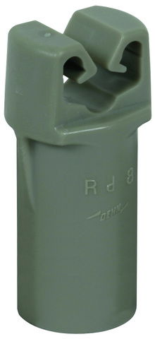 DEHNiso-DLH conductor holder f. Rd 8mm with bushing D 10mm PE