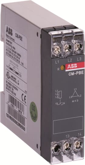 CM-PBE Phase loss monitoring relay 1n/o, L1,2,3= 380-440VAC