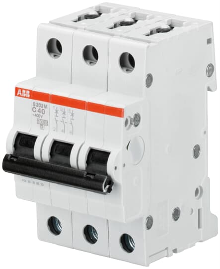 Miniature Circuit Breaker - S200M - 3P - 2 A - K - (AC) 10 kA