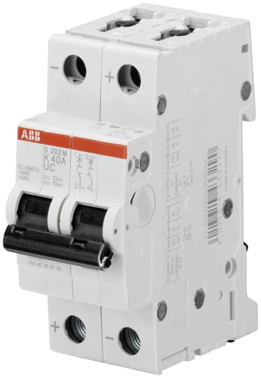 Miniature Circuit Breaker - S200MUC - 2P - 35 A - K - (AC) 10 kA
