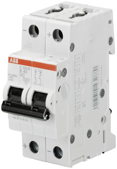 Miniature Circuit Breaker - S200MUC - 2P - 13 A - B - (AC) 10 kA