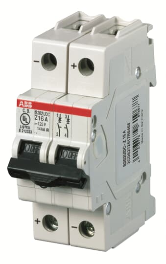 Miniature Circuit Breaker - S200UDC - 2P - 30 A - Z - (230 V AC) 14 kA