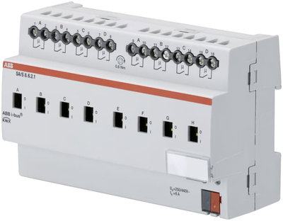 SA/S8.6.2.1 Switch Actuator, 8-fold, 6 A, Manual Operation, MDRC